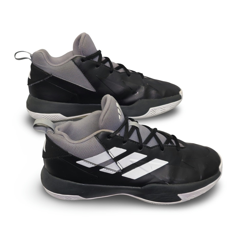 Adidas Court Control Basketball Shoes Mens 6.5‎ Black Grey Good Cloudfoam IE9252